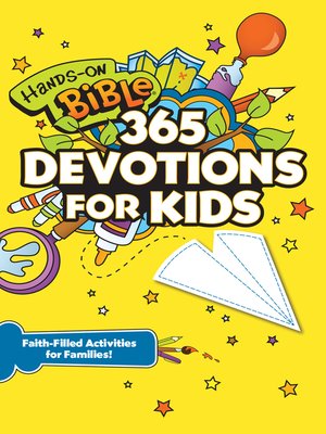 cover image of Hands-On Bible 365 Devotions for Kids